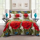 Duvet Cover Set King Floral Bedding 100% Cotton Dolce Mela Romeo DM711K