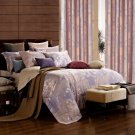 Dolce Mela Queen Duvet Cover Set Jacquard Damask Luxury Bedding DM475Q Pandora