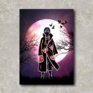 Red Moon - Metal painting - 45cm/32cm