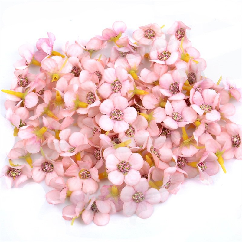 Multicolor Mini Silk Artificial Daisy Flower Head Garland Decoration Handmade DIY Scrapbooking Craft