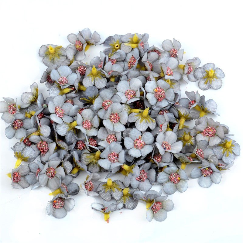Multicolor Mini Silk Artificial Daisy Flower Head Garland Decoration Handmade DIY Scrapbooking Craft