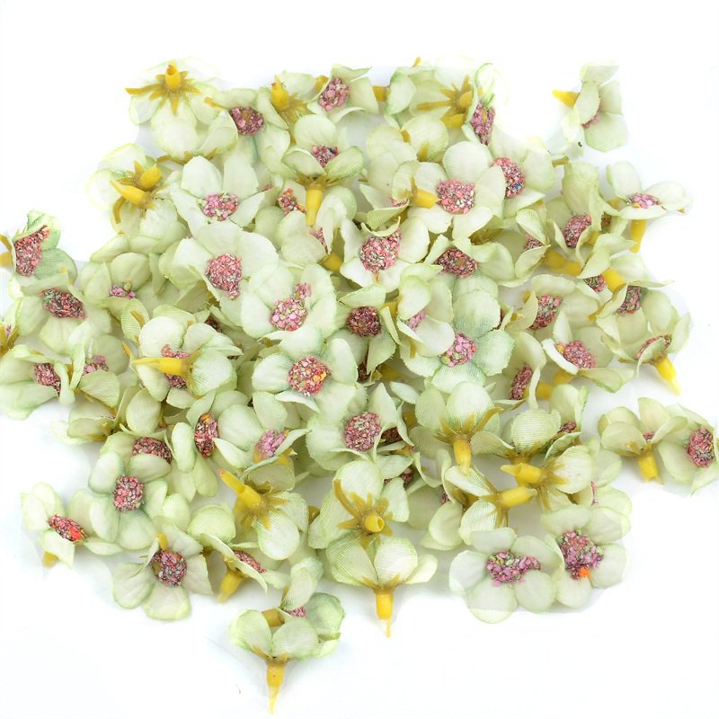 Multicolor Mini Silk Artificial Daisy Flower Head Garland Decoration Handmade DIY Scrapbooking Craft