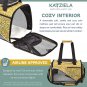 Katziela Pet Carrier - Soft Sided, Airline Approved Carrying Bag for Small Dogs and Cats