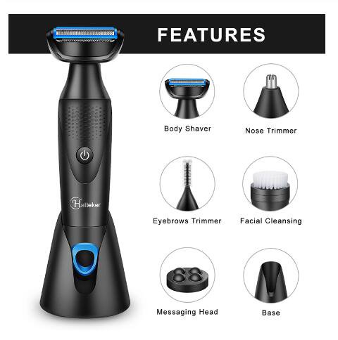 Epilator Multifunctional Hair Trimer 5 In 1 Body Nose Hair Trimmer Battery Electric Hair Remover