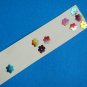 Cream Satin Bookmark with Flower Sequin Embelishment Random Design