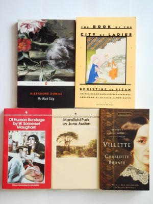 World Classics Book Lot De Pizan Dumas Austen Bronte Maugham