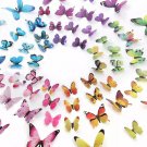 60pcs(5 Sets) 3D butterfly wall stickers