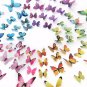 60pcs(5 Sets) 3D butterfly wall stickers
