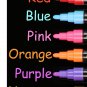 8 pcs liquid chalk dry erase marker