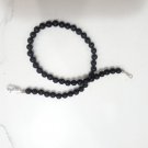 Black onyx and Sterling Silver Bracelet