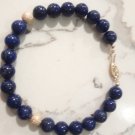 Lapis Lazuli and 14k solid gold Bracelet