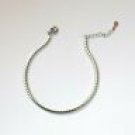 Sterling Silver Tennis Bracelet with Black Cubic Zirconia Stones