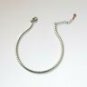 Sterling Silver Tennis Bracelet with Black Cubic Zirconia Stones