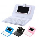 Clavier Bluetooth sans fil avec cuir