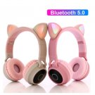 Écouteurs sans fil pour oreille de chat Casque Bluetooth
