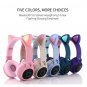 Ãcouteurs sans fil pour oreille de chat Casque Bluetooth