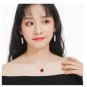 Collier trèfle en argent préféré S925 pour femme