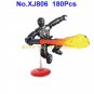 180pcs superhero 6 figures spider-man building blocks toy