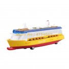 yellow cruise ship sound light pull back pullback alloy 14*3*5.5cm Toy