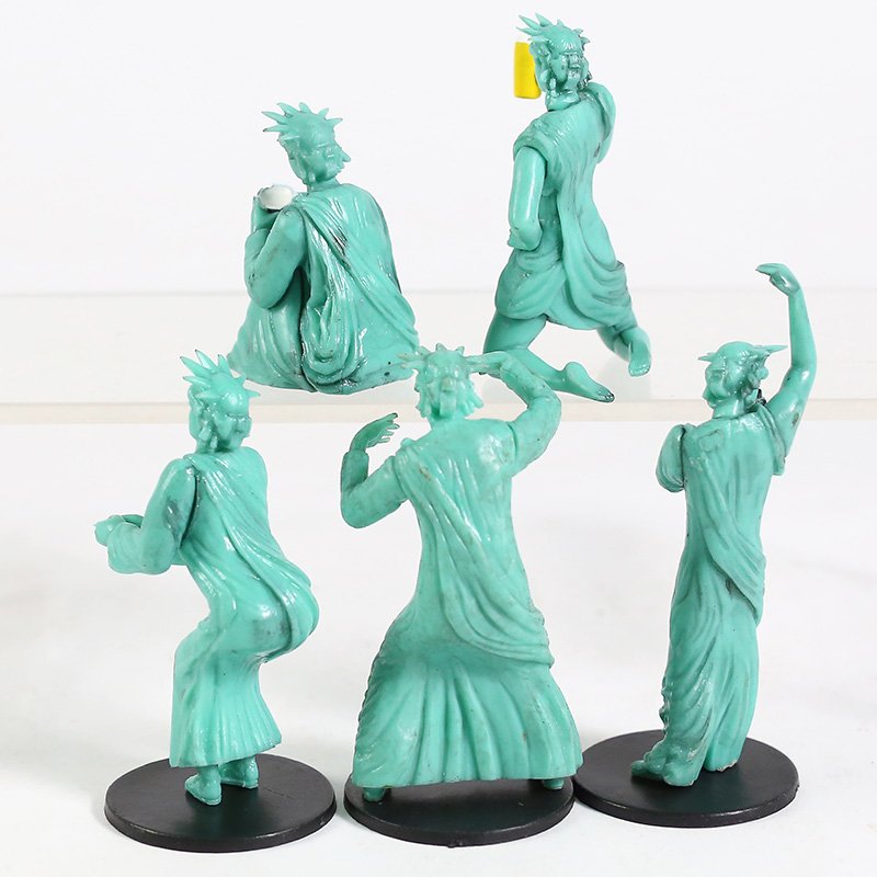 New York Statue of Liberty Funny Mini PVC Figures Collectible Model