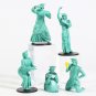 New York Statue of Liberty Funny Mini PVC Figures Collectible Model Toys 5pcs/set