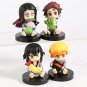 Q Posket Demon Slayer Kamado Tanjirou Nezuko Zenitsu Agatsuma Figures 4pcs/set