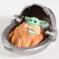 The Mandalorian Baby Yoda in Space PVC Figure Collectible Model Toy