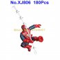 806 180pcs superhero 6 figures spiderman spider man building blocks Toy