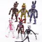 Five Nights at Freddy's Nightmare Freddy Chica Bonnie Funtime Foxy 6pcs/set