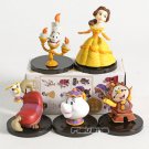 WCF Classic Beauty and The Beast Belle Mini Collectible Figures 5pcs/set
