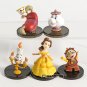 WCF Classic Beauty and The Beast Belle Mini Collectible Figures 5pcs/set