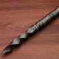 AN CUSTOM HANDMADE DAMASCUS STEEL 10" TRI EDGE KRISS BLADE DAGGER