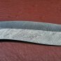 AN CUSTOM HANDMADE DAMASCUS STEEL 15" HUNTING KNIFE KUKKRI WITH WOOD HANDLE