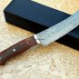 CUSTOM HANDMADE DAMASCUS STEEL 13" CHEF/KITCHEN KNIFE WITH WOOD HANDLE