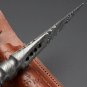 AN CUSTOM HANDMADE DAMASCUS STEEL 10" BEAUTIFUL Tri Dagger Hand Forged
