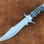 AN CUSTOM HANDMADE D2 STEEL 14" HUNTING KNIFE WITH DOLLAR SHEATH HANDLE