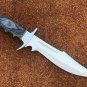 AN CUSTOM HANDMADE D2 STEEL 14" HUNTING KNIFE WITH DOLLAR SHEATH HANDLE