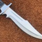 AN CUSTOM HANDMADE D2 STEEL 14" HUNTING KNIFE WITH DOLLAR SHEATH HANDLE