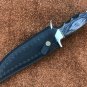 AN CUSTOM HANDMADE D2 STEEL 14" HUNTING KNIFE WITH DOLLAR SHEATH HANDLE