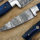 CUSTOM HANDMADE DAMASCUS STEEL 8" HUNTING KNIFE WITH DOLLAR SHEATH HANDLE