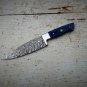 CUSTOM HANDMADE DAMASCUS STEEL 8" HUNTING KNIFE WITH DOLLAR SHEATH HANDLE