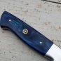 CUSTOM HANDMADE DAMASCUS STEEL 8" HUNTING KNIFE WITH DOLLAR SHEATH HANDLE