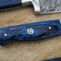 CUSTOM HANDMADE DAMASCUS STEEL 8" HUNTING KNIFE WITH DOLLAR SHEATH HANDLE