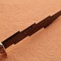 CUSTOM HANDMADE DAMASCUS STEEL 15" HUNTING KNIFE WITH CAMEL BONE HANDLE