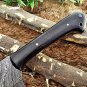 AN CUSTOM HANDMADE DAMASCUS STEEL 10" CHEF CLEAVER HUNTING KNIFE HORN HANDLE