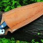 AN CUSTOM HANDMADE J2 STEEL 9" HUNTING KNIFE WITH HORN HANDLE