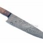 CUSTOM HANDMADE DAMASCUS STEEL 10" CHEF/KITCHEN KNIFE WITH WOOD HANDLE