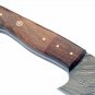 CUSTOM HANDMADE DAMASCUS STEEL 10" CHEF/KITCHEN KNIFE WITH WOOD HANDLE