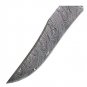 AN CUSTOM HANDMADE DAMASCUS STEEL 15" HUNTING KNIFE WITH WOOD HANDLE