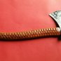 AN CUSTOM HANDMADE DAMASCUS HUNTING AXE WITH BEAUTIFUL WOOD HANDLE